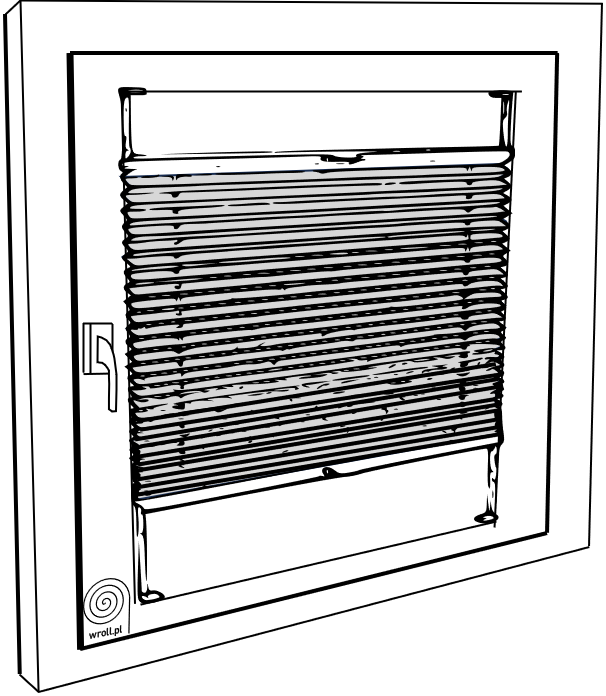 Żaluzje plisowane - Realizacja