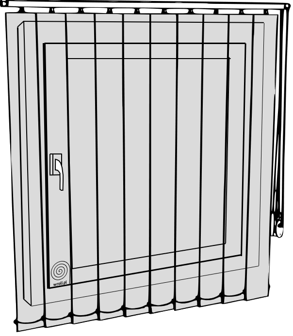 Żaluzje pionowe - Realizacja